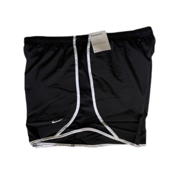 Girl's Nike Dri-Fit Lined Shorts, Standard Fit Elastic Waist w/cord Black XL.NWT - Picture 1 of 7
